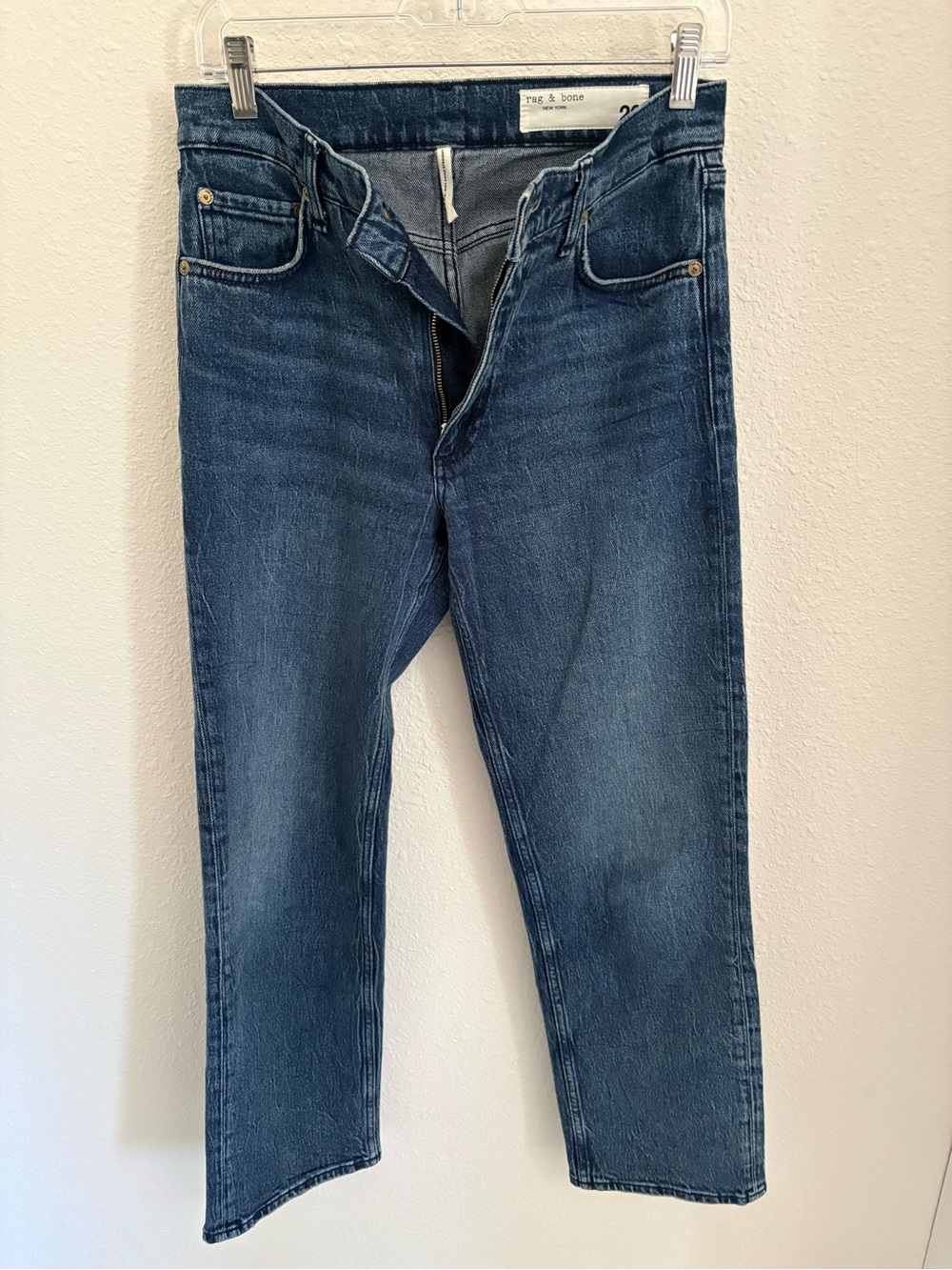 Rag & Bone Harlow Ankle Straight Leg Jeans - Picture 2 of 10